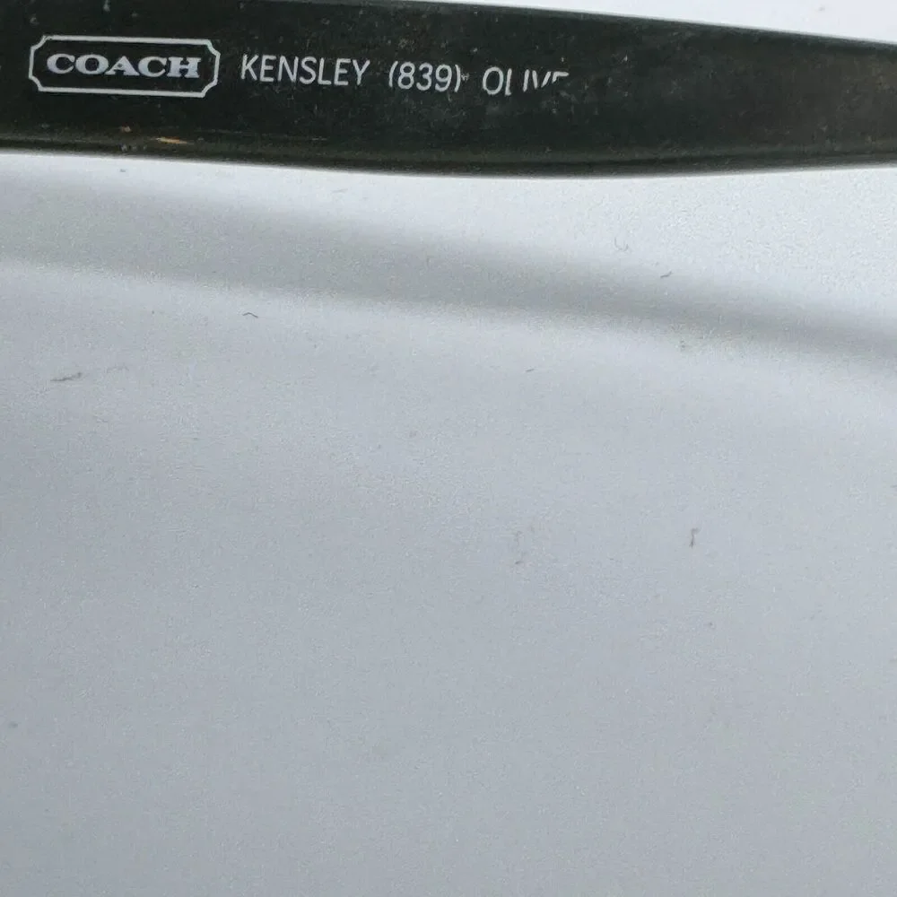 COACH “KENSLEY” Eyeglasses Frame Mod.839 52-16-135 Crystal Olive Green‎ H15961